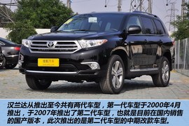 2012款广汽丰田全新汉兰达2.7L豪华版