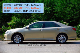 2012款丰田凯美瑞对比测试