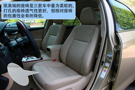 2012款丰田凯美瑞对比测试