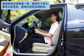 2012款本田雅阁对比测试