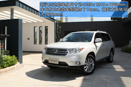 2012款丰田汉兰达试驾实拍