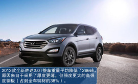 2013款现代全新胜达海外试驾