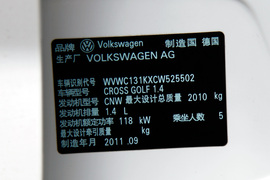 2011款进口大众CrossGolf试驾实拍