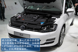 全新大众第七代高尔夫巴黎车展实拍