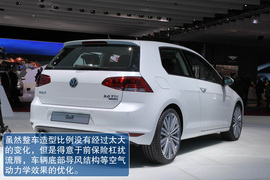 全新大众第七代高尔夫巴黎车展实拍