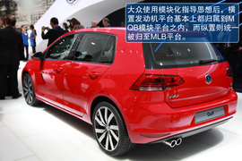 全新大众第七代高尔夫巴黎车展实拍