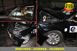 2012款迈腾1.4TSI舒适型碰撞试验图解