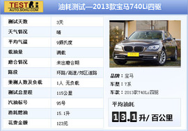 2013款宝马740Li豪华型深度测试