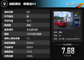 2017款奥迪A3运动型试驾