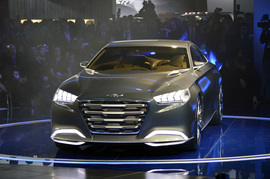 现代HCD-14概念车北美车展实拍