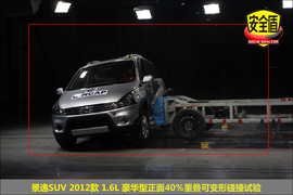2012款景逸SUV 1.6L豪华型碰撞试验解析