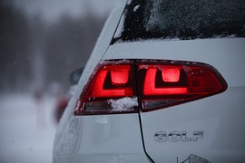 大众高尔夫7欧洲版冰雪实拍