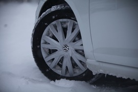 大众高尔夫7欧洲版冰雪实拍
