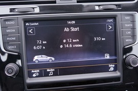 大众高尔夫7欧洲版冰雪实拍