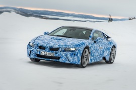 宝马i8概念车瑞典秘密测试实拍