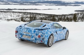 宝马i8概念车瑞典秘密测试实拍