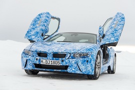 宝马i8概念车瑞典秘密测试实拍