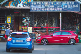 2013款全新奔驰A级海外试驾实拍