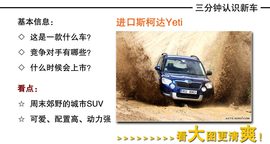 进口斯柯达Yeti上海车展新车解码