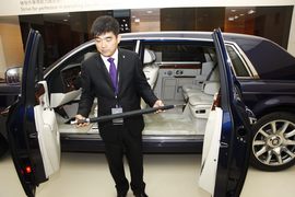 2013款劳斯莱斯幻影上海车展实拍