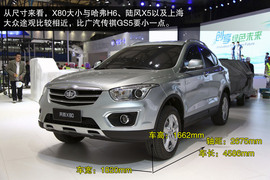 2013款奔腾X80上海车展实拍