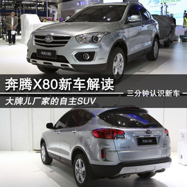 2013款奔腾X80上海车展实拍