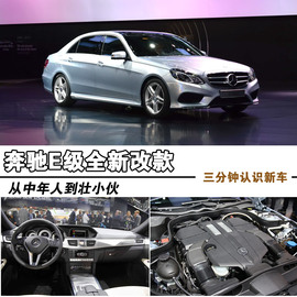 北京奔驰全新E400L上海车展实拍