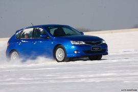 斯巴鲁雪地试驾