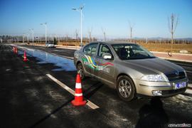 2008款斯柯达明锐冰雪测试