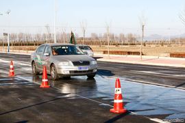 2008款斯柯达明锐冰雪测试