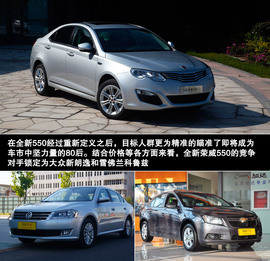 目标瞄准80后！全新上汽荣威550静态评测