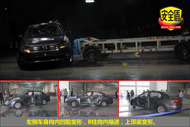 2013款全新朗逸1.6L自动豪华版碰撞试验解析