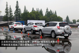 2013款一汽奔腾X80宁波试驾实拍