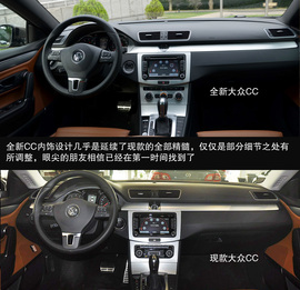 2013款大众CC对比测试