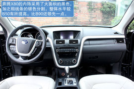 高转速发动机带来SUV运动风　试驾奔腾X80