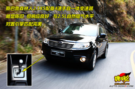 斯巴鲁森林人2.5XS图解