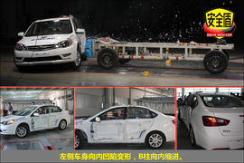 2012款东南V5菱致1.5L手动豪华型碰撞试验