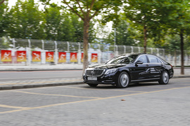 2014款奔驰S500L试驾实拍