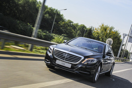 2014款奔驰S500L试驾实拍