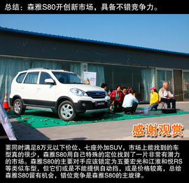 试驾2013款一汽森雅S80