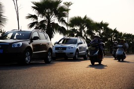 2013款吉利全球鹰GX7海岸之旅游记