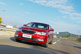 2014款东风悦达起亚新福瑞迪1.6L自动宁波试驾实拍