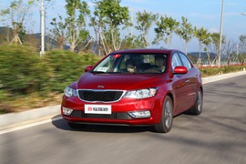 2014款东风悦达起亚新福瑞迪1.6L自动宁波试驾实拍