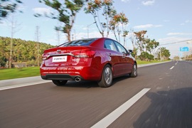 2014款东风悦达起亚新福瑞迪1.6L自动宁波试驾实拍