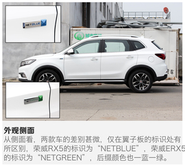 2017款荣威RX5/ERX5实拍解析