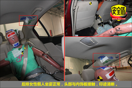 2013款本田凌派1.8L自动豪华版碰撞试验图解