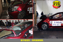 2013款本田凌派1.8L自动豪华版碰撞试验图解