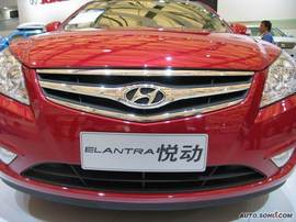 现代悦动09上海车展实拍