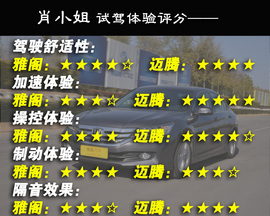 网友试驾全新雅阁/迈腾