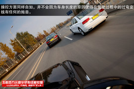 五款百万元豪华轿车性能测试图解用图